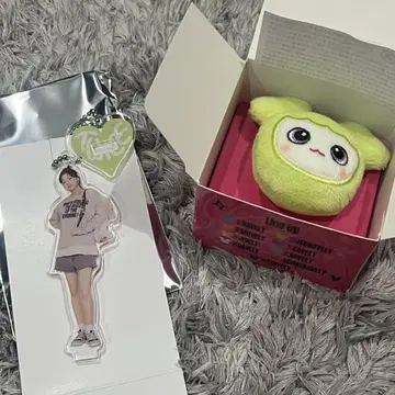 TWICE 팝업 정연 봉제 인형 반지 미니 아크릴 스탠드 참