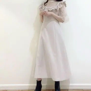 릴리 브라운 lilybrown 레이스 절개 원피스