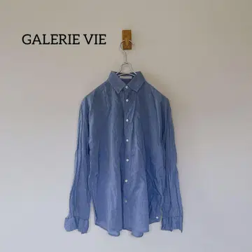 GALERIE VIE 갤러리 바이 코튼 셔츠 긴팔 투모로우랜드