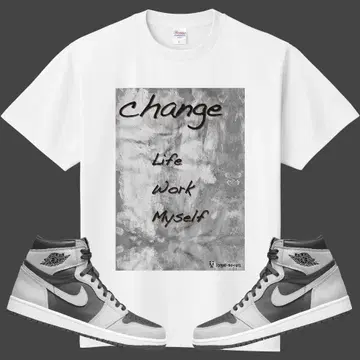 change 그래픽 shadow 티셔츠 M