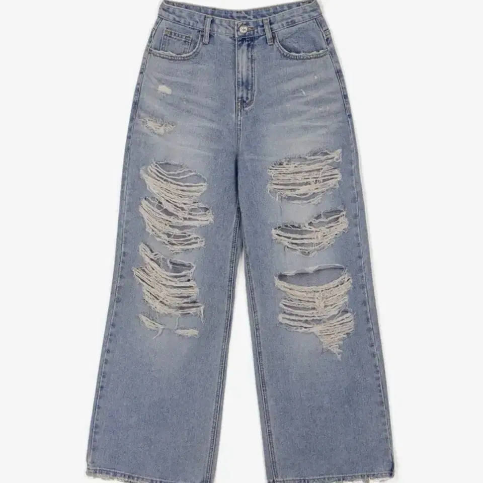 Trimming Bird Damage Pants Charcoal #트리밍버드,#트밍