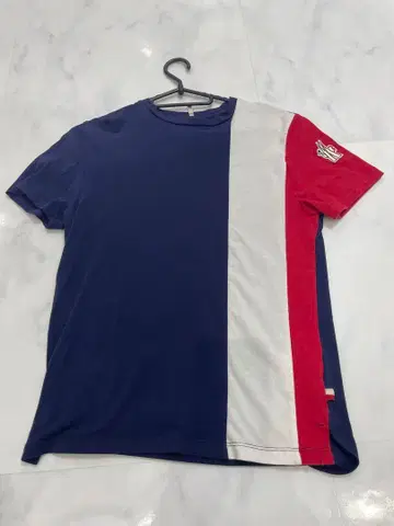 Moncler 반팔 티셔츠 XS 네이비/레드/화이트