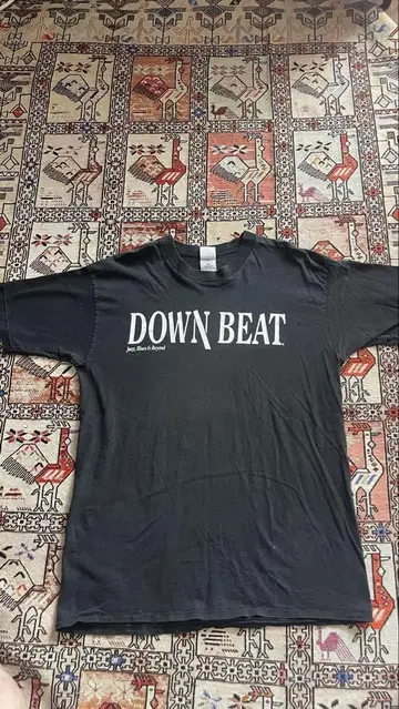 빈티지 재즈 티셔츠 DOWN BEAT dizzy Gillespie
