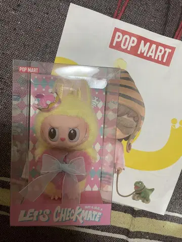 POPMART 러브부 LABUBU LET'S CHECKMATE 봉제 인형