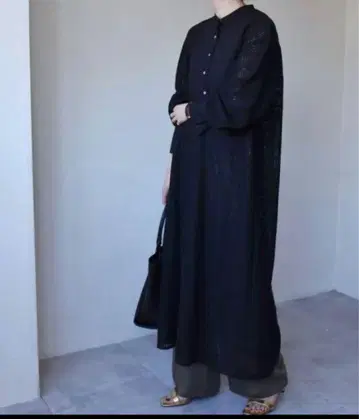 quaranciel 지오메트릭 레이스 셔츠 원피스