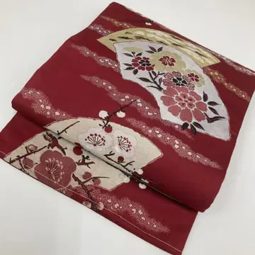 P-134 앤티크 나고야 오비 순수 실크
