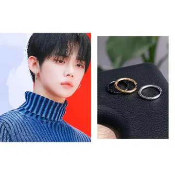 TXT 영준 착용 ASMAMA 실버 귀걸이