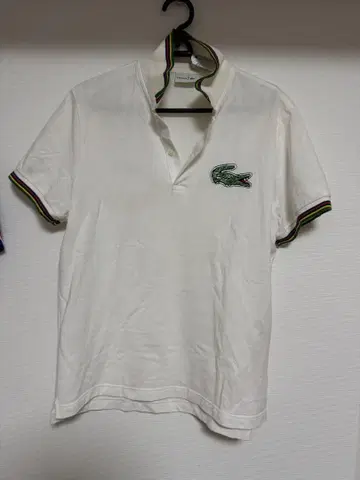 LACOSTE 라코스테 화이트 피케 셔츠 사이즈 4