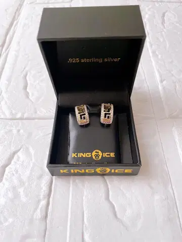 KINGICE 킹 아이스 반지 귀걸이 골드