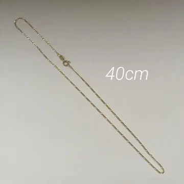 Silver925 피가로 체인 목걸이 1.3mm 40cm 새상품