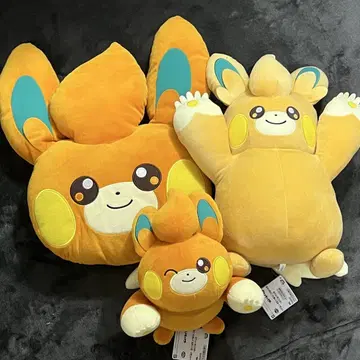포켓몬 파모 파모트 봉제 인형 쿠션 세트