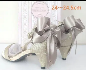 새상품 MAYLA 샌들 24~24.5cm 베이지 라메 단종 완판템