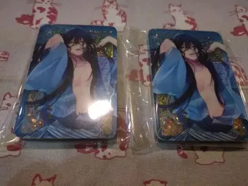 검이 당신입니다 목욕하는 사무라이 글리터 아크릴 블록 왼쪽