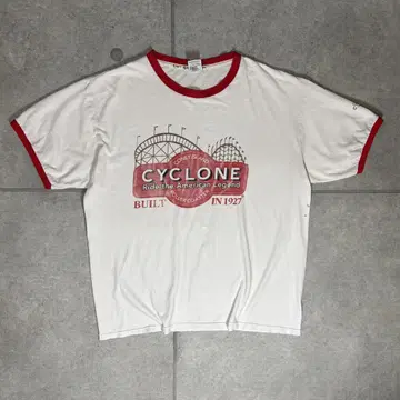 CONEY ISLAND 링거 티셔츠 CYCLONE 제트 코스터