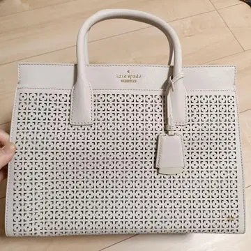 kate spade 화이트 핸드백