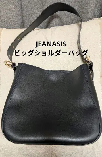 eL JEANASS Big Shoulder Bag 숄더백 블랙