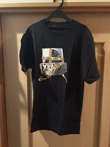XLARGE 그래픽 프린트 티셔츠 M 블랙