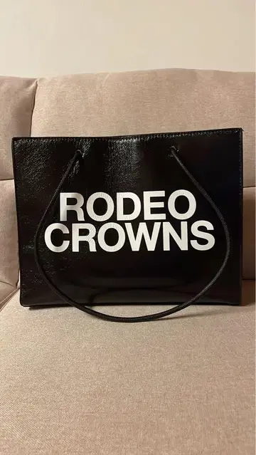 RODEO CROWNS 블랙 토트백