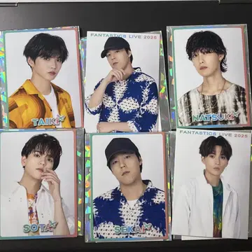 FANTASTICS LIVE 2025 포토 카드