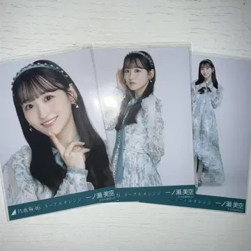 노기자카46 네이블 오렌지 브로마이드 이치노세 미쿠 컴프