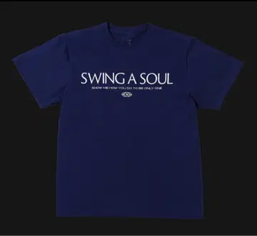 3House "SWING A SOUL" 티셔츠 [네이비] L