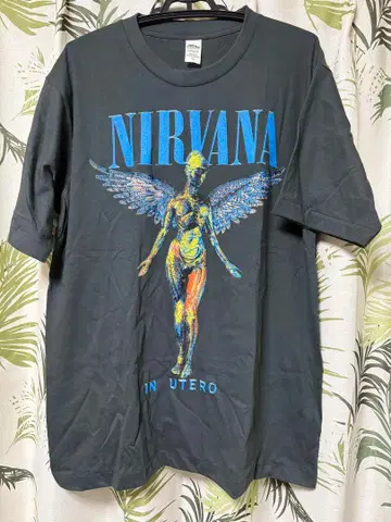 NIRVANA IN UTERO TOUR 티셔츠 너바나