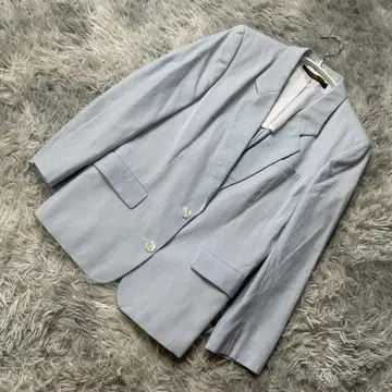 BROOKS BROTHERS 스트라이프 테일러드 자켓 여성 9AR