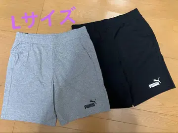 푸마 하프 팬츠 남성용 심플 로고 L 사이즈 새상품 미사용 택 포함