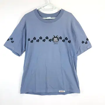 90s USA제 크레이지 셔츠 크리반캣 양면 프린트 티셔츠