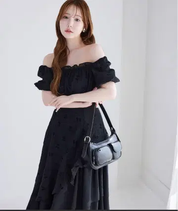 NICE CLAP 일레헴 티어드 롱 원피스