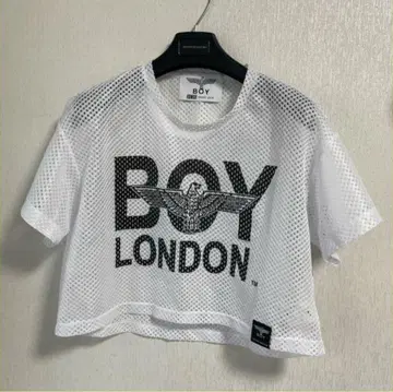 상의 BOYLONDON 보이 런던 티셔츠 숏 기장 댄스 의상