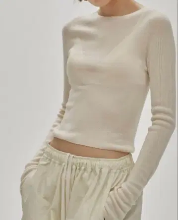 투데이풀 리브 크루넥 긴팔 상의