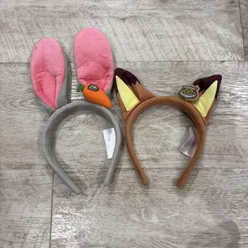 머리띠 봉제 인형 닉 주디 디즈니 팬 캡