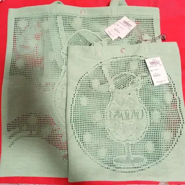 레이스 토트 소다 플로트 대소 세트 그린