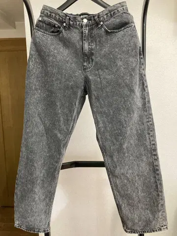 XLARGE 화학 소재 와이드 데님 팬츠