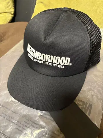 NEIGHBORHOOD 블랙 트래커 캡 미사용품