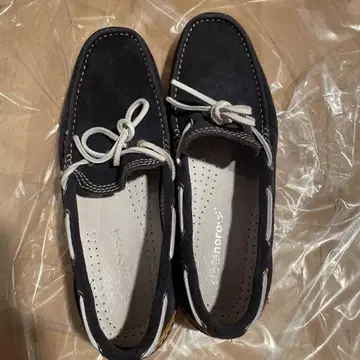 네이비 스웨이드 로퍼 28cm