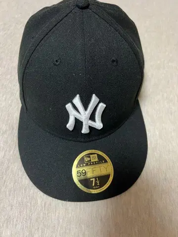 New York Yankees 블랙 야구 모자 7 1/2