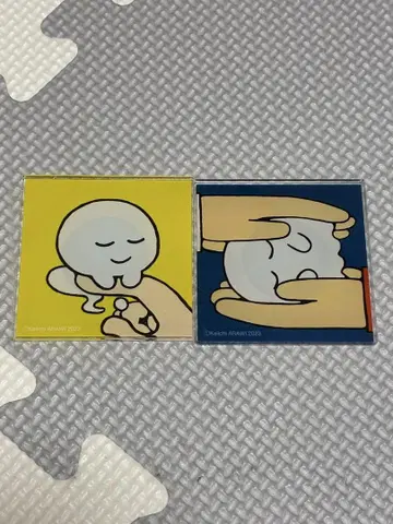 PARCO 아라이 케이이치 전 POPUP 캔버스 아트 마그넷 2개 세트