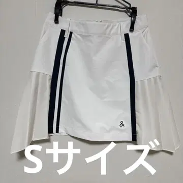 and per se 화이트 플리츠 스커트 S