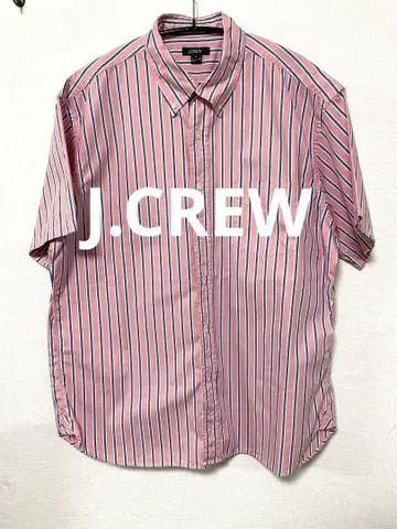 새상품급 J.CREW 반팔 스트라이프 셔츠 XL