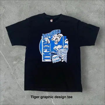 Tiger graphic design 티셔츠 sport 럭비 미식축구