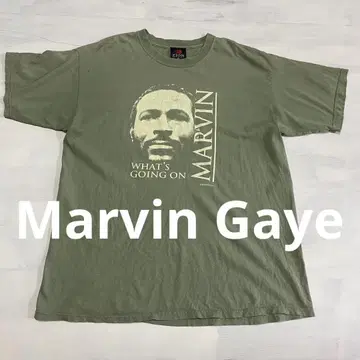 레어 분위기 만점 Marvin Gaye 마빈 게이 티셔츠 ZION XL