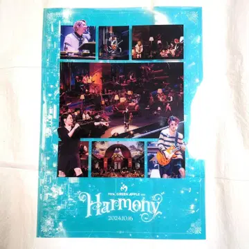 Mrs. GREEN APPLE on Harmony A3 클리어 포스터