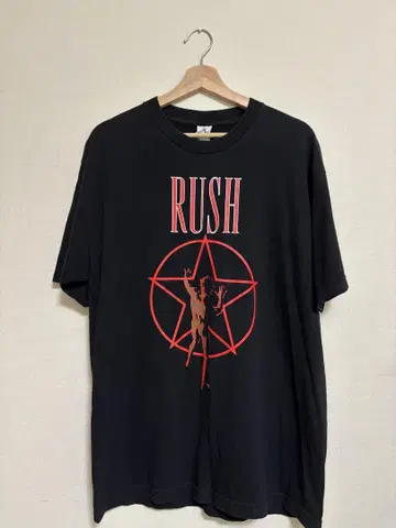 90s RUSH 러쉬 티셔츠 밴딩 티셔츠 빈티지