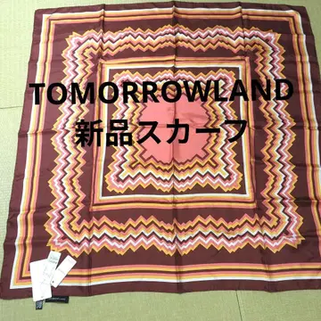 TOMORROWLAND 미사용 새상품 스카프 85cm 정사각형