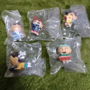 크레용 신짱 그림책 마스코트 가챠가챠 5개