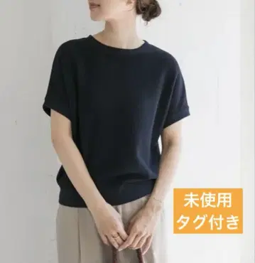 URBAN RESEARCH DOORS 턱 플라이 프렌치 티셔츠