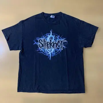 Slipknot 슬립낫 밴드 티셔츠 블랙 00s 빈티지