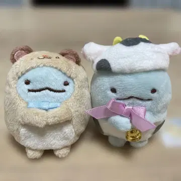 스미코구라시 봉제 인형 토카게 햄스터 소 띠 아이 소